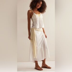Free People Sweet On You Bias Half Slip